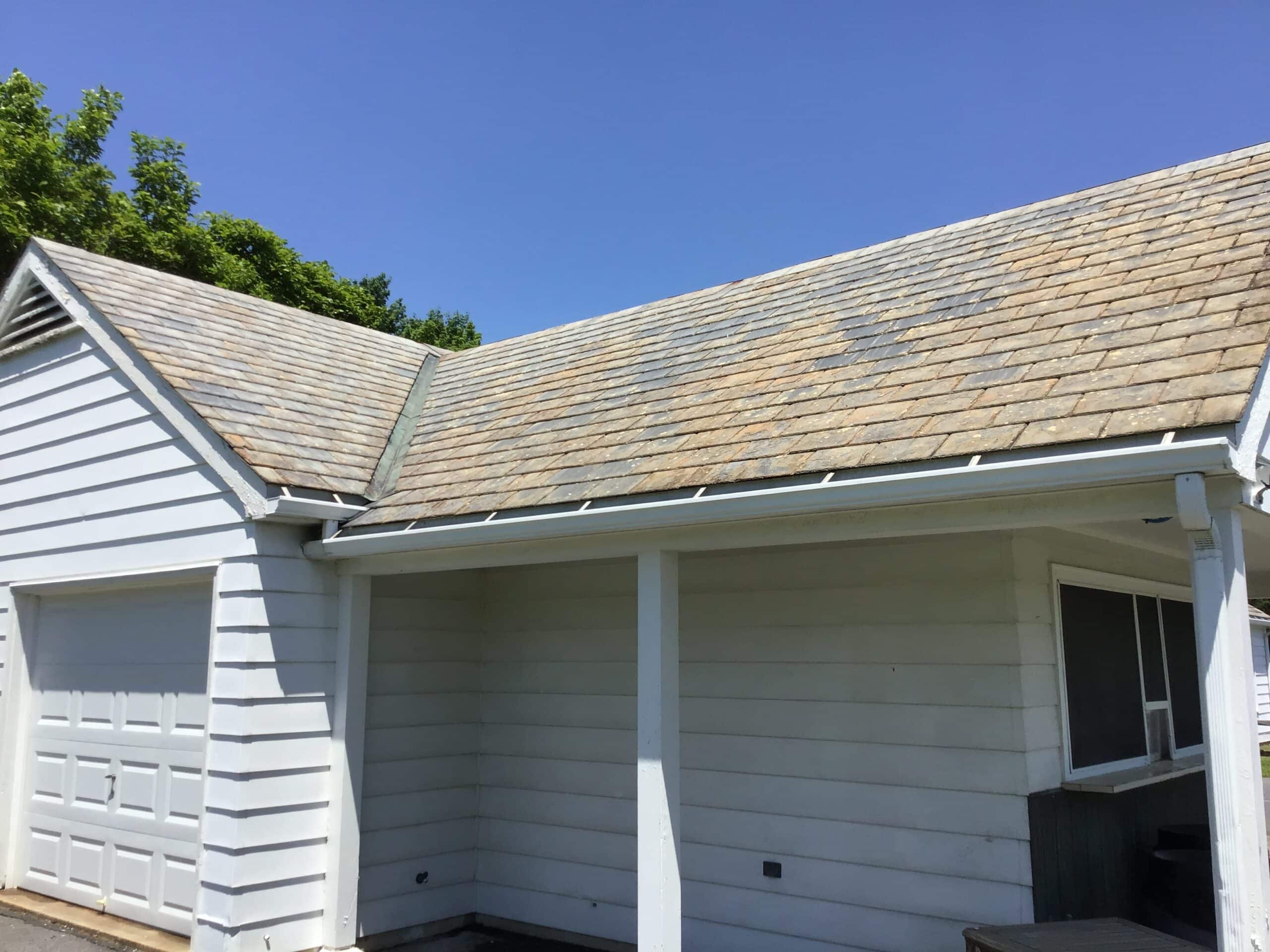 Roof After Power Washing